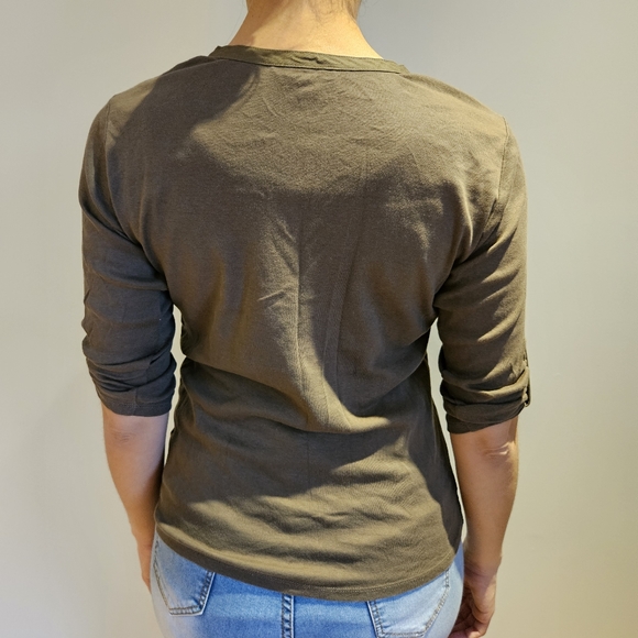 Ralph Lauren S army green top - Picture 4 of 4